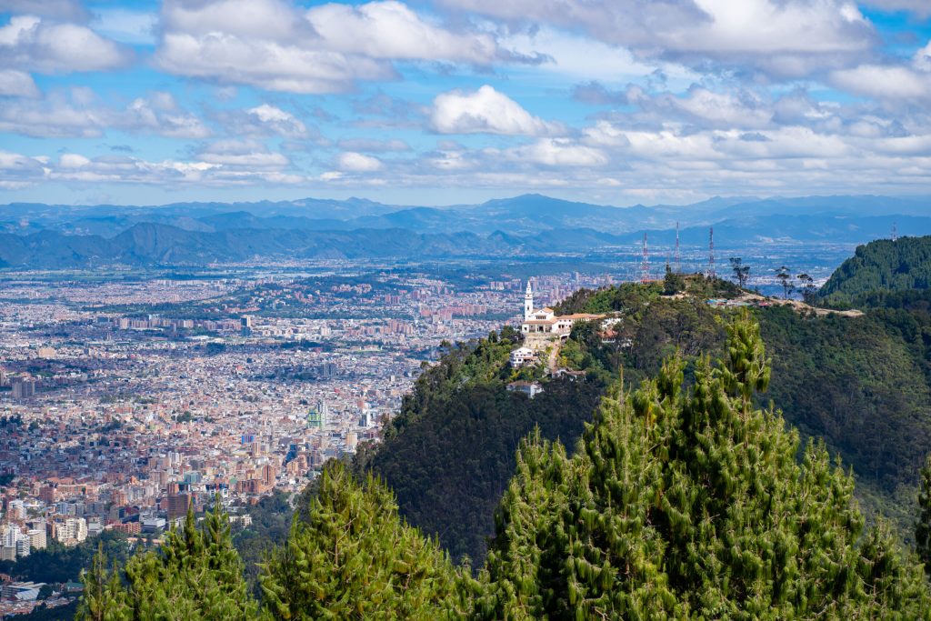 Vista a Bogotá desde Guadalupe