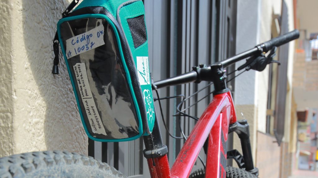 Medidores de calidad del aire en bicicleta