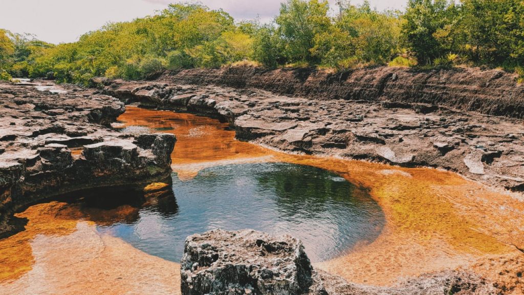 Los ríos de colores del Guaviare son similares a aquellos que se pueden ver en Caño Cristales. / FOTO: Gobernación del Guaviare