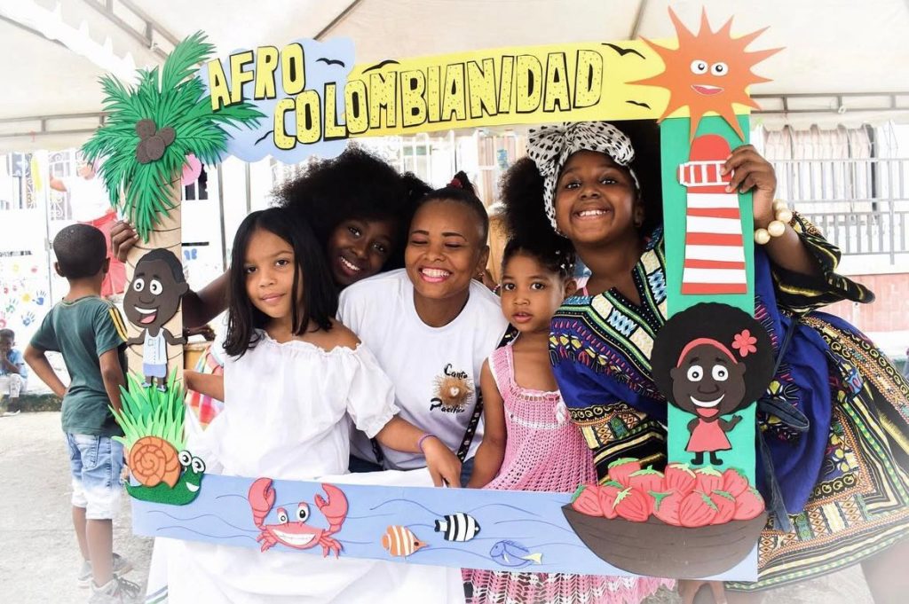 Taller de afrocolombianidad en mariposas de amor