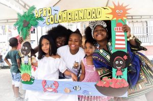 Taller de afrocolombianidad en mariposas de amor