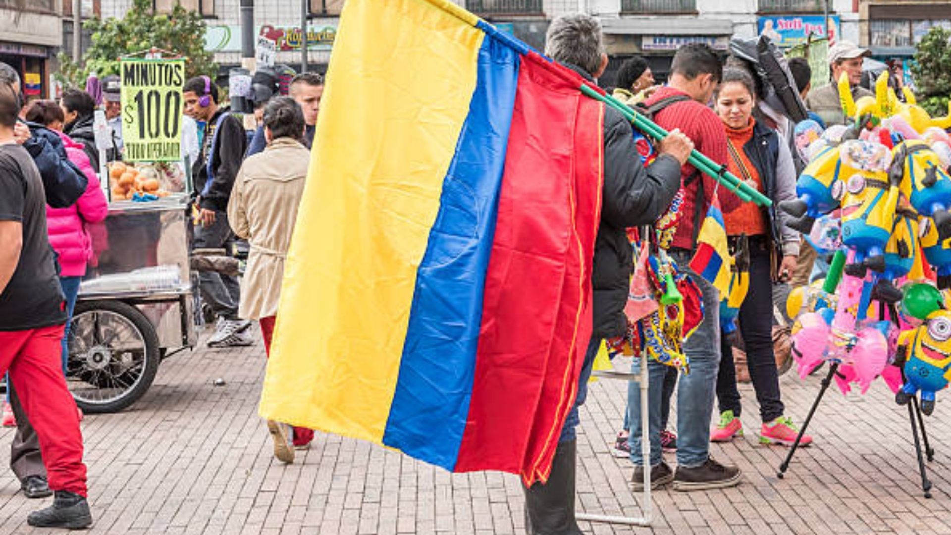 El día que Colombia saca la bandera