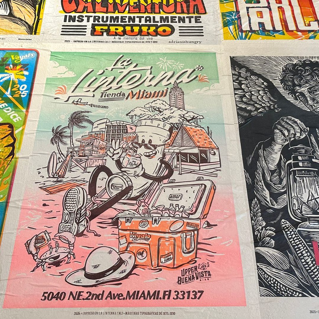 Entre alistar moldes, tintas y diseños, los maestros de La Linterna pueden tardarse hasta 2 horas, previo a imprimir. | Foto: cortesia Nathalia Bedoya